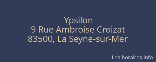 Ypsilon