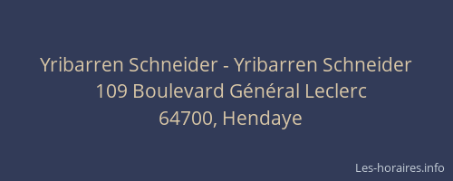 Yribarren Schneider - Yribarren Schneider