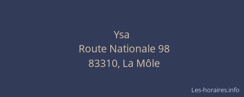 Ysa