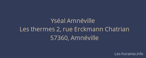 Ys&eacute;al Amn&eacute;ville