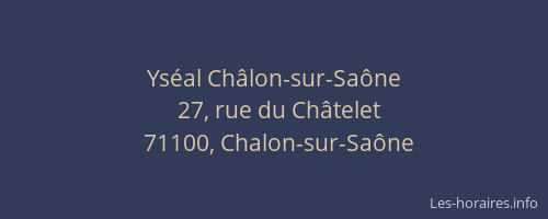 Yséal Châlon-sur-Saône