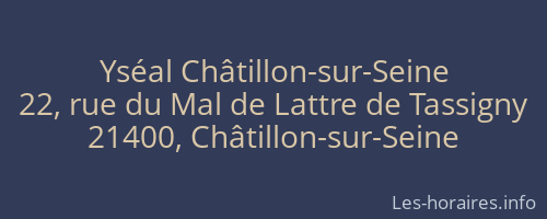 Yséal Châtillon-sur-Seine