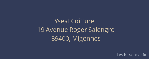 Yseal Coiffure