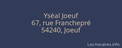 Yséal Joeuf