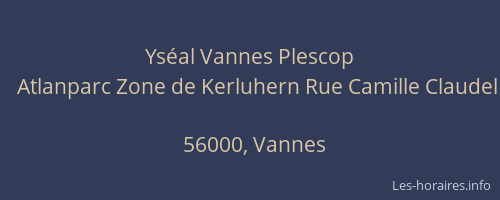 Yséal Vannes Plescop