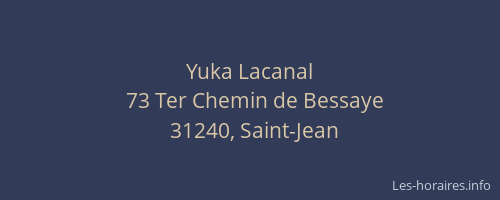 Yuka Lacanal
