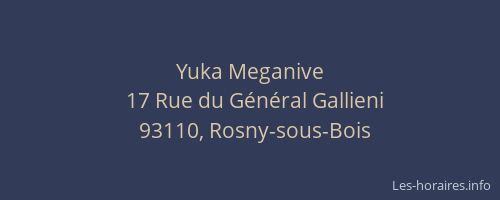 Yuka Meganive