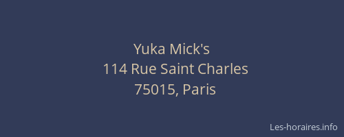 Yuka Mick's