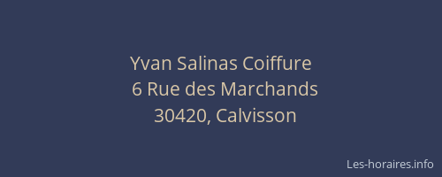 Yvan Salinas Coiffure