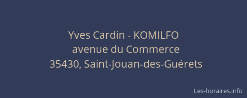 Yves Cardin - KOMILFO