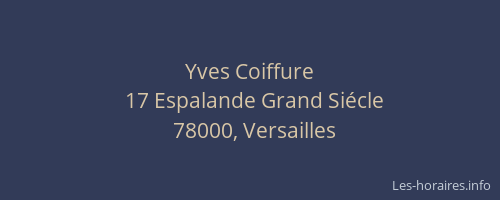 Yves Coiffure