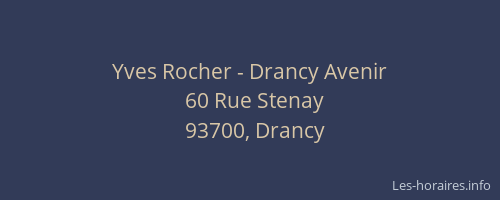 Yves Rocher - Drancy Avenir