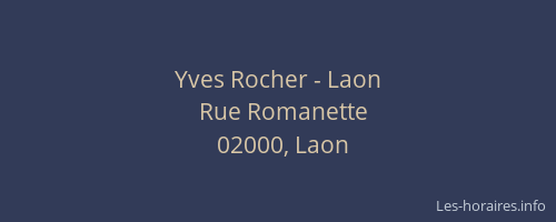Yves Rocher - Laon