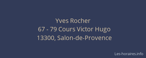Yves Rocher