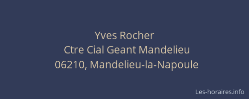 Yves Rocher