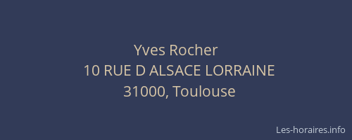 Yves Rocher
