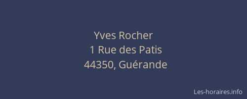 Yves Rocher