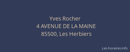 Yves Rocher