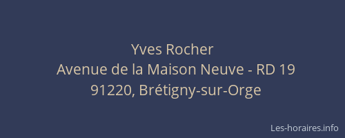 Yves Rocher