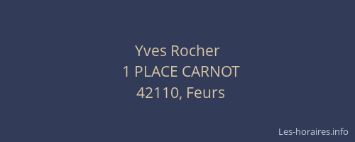Yves Rocher