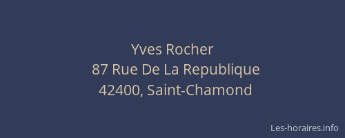 Yves Rocher