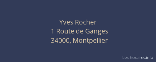 Yves Rocher