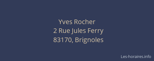 Yves Rocher
