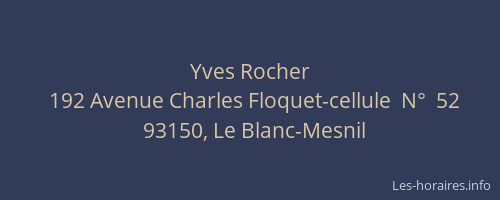 Yves Rocher