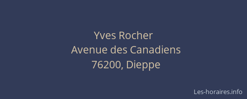 Yves Rocher