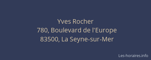 Yves Rocher