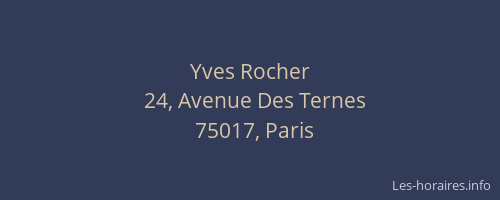 Yves Rocher