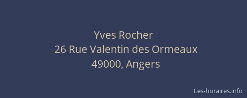 Yves Rocher
