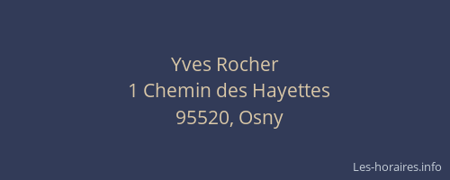 Yves Rocher