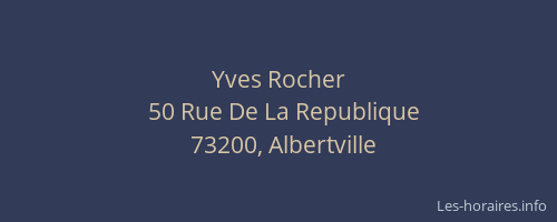 Yves Rocher