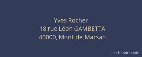 Yves Rocher