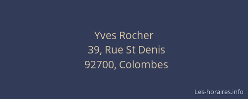 Yves Rocher