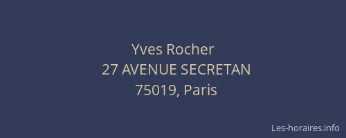 Yves Rocher