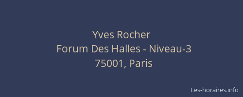 Yves Rocher