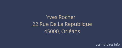Yves Rocher