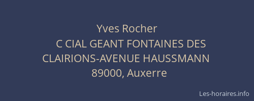 Yves Rocher