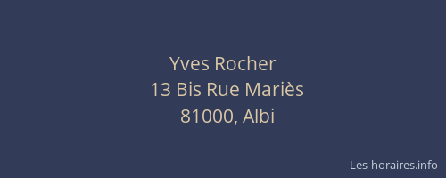 Yves Rocher