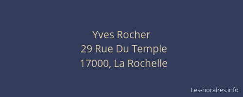 Yves Rocher