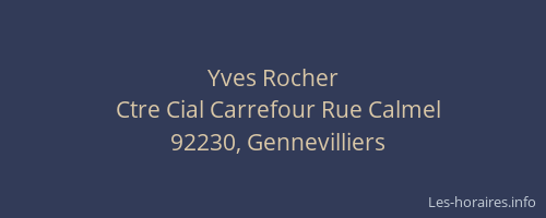 Yves Rocher
