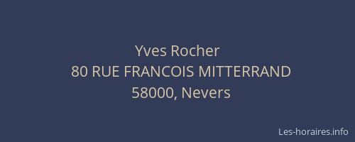 Yves Rocher