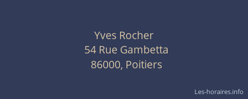 Yves Rocher