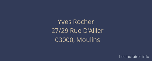 Yves Rocher