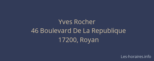 Yves Rocher