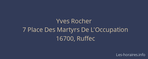 Yves Rocher
