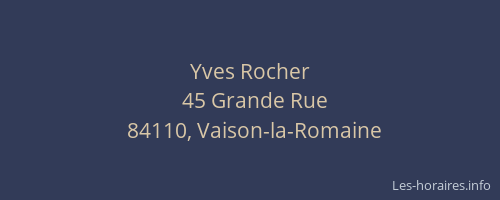Yves Rocher