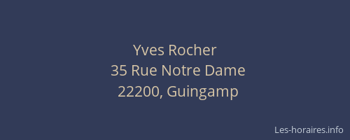 Yves Rocher